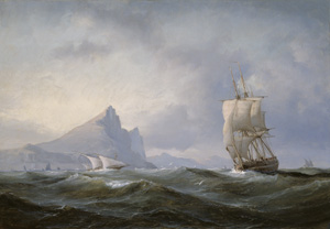 MÖT HORISONTEN – ny marinmåleriutställning på Sjöhistoriska museet