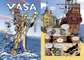”Drömmen om Vasa” – nytt seriealbum om historisk katastrof