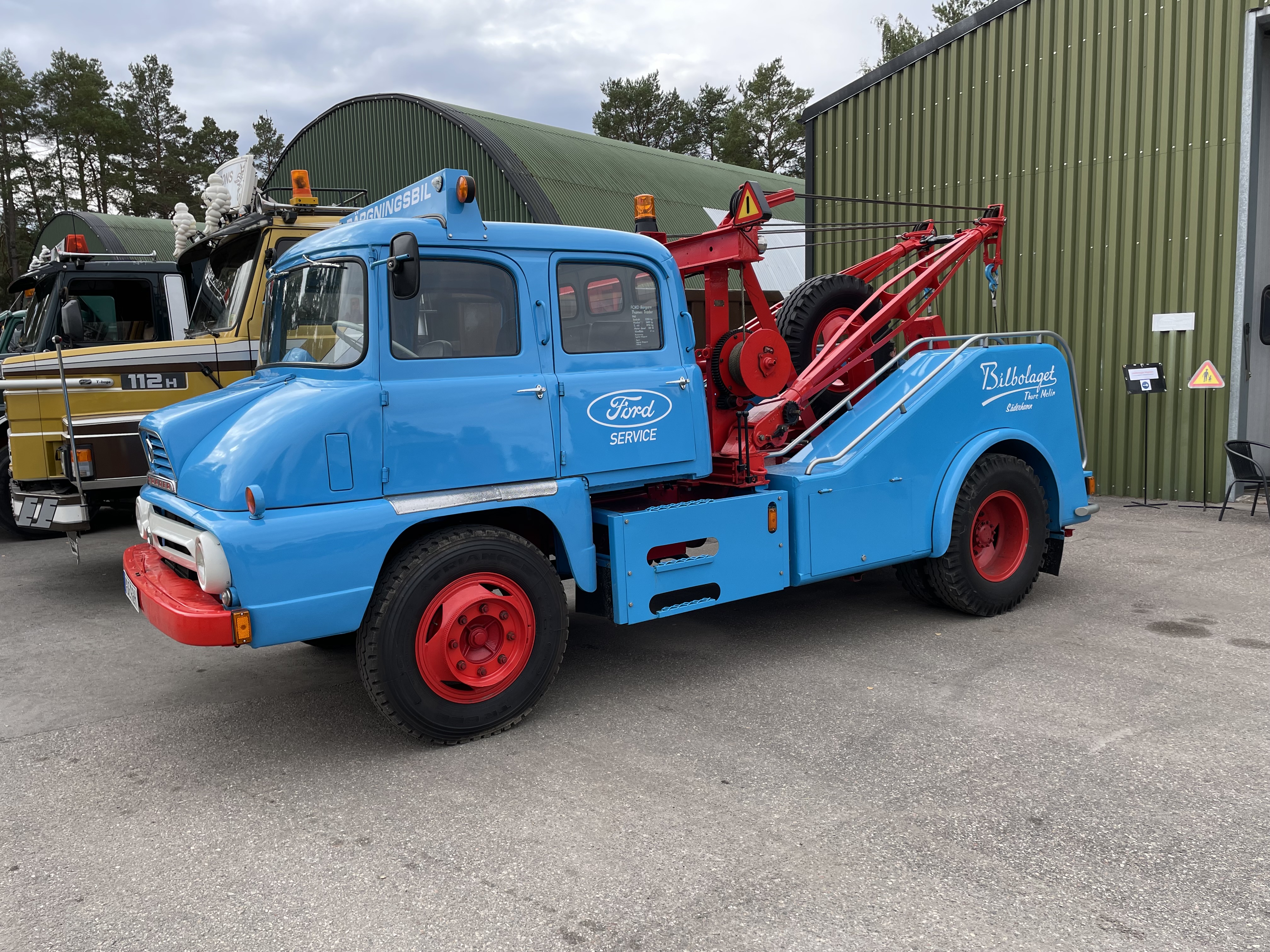 Maskindagen Kjula 2022: Bärgningsbil, Bilbolaget