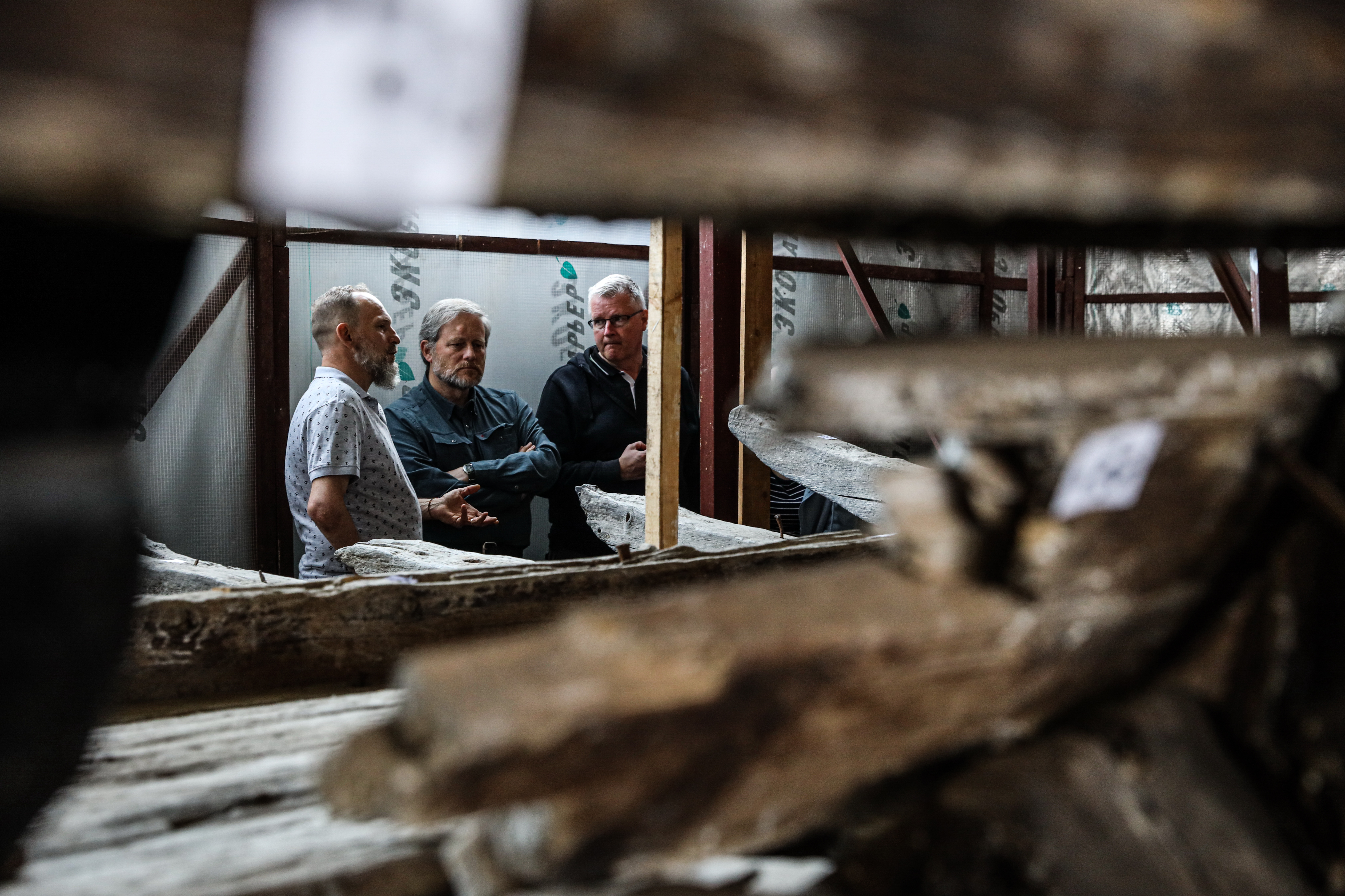 Dimitri Kobalia, Fred Hocker och Lars Amreús.