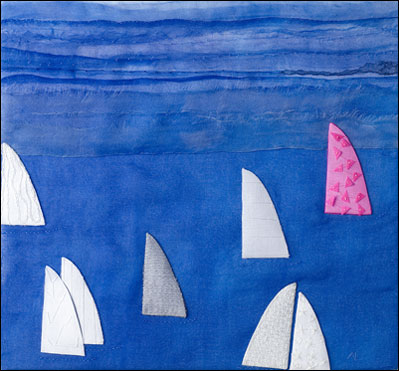 Broderade sjöfartsmiljöer på Sjöhistoriska museet