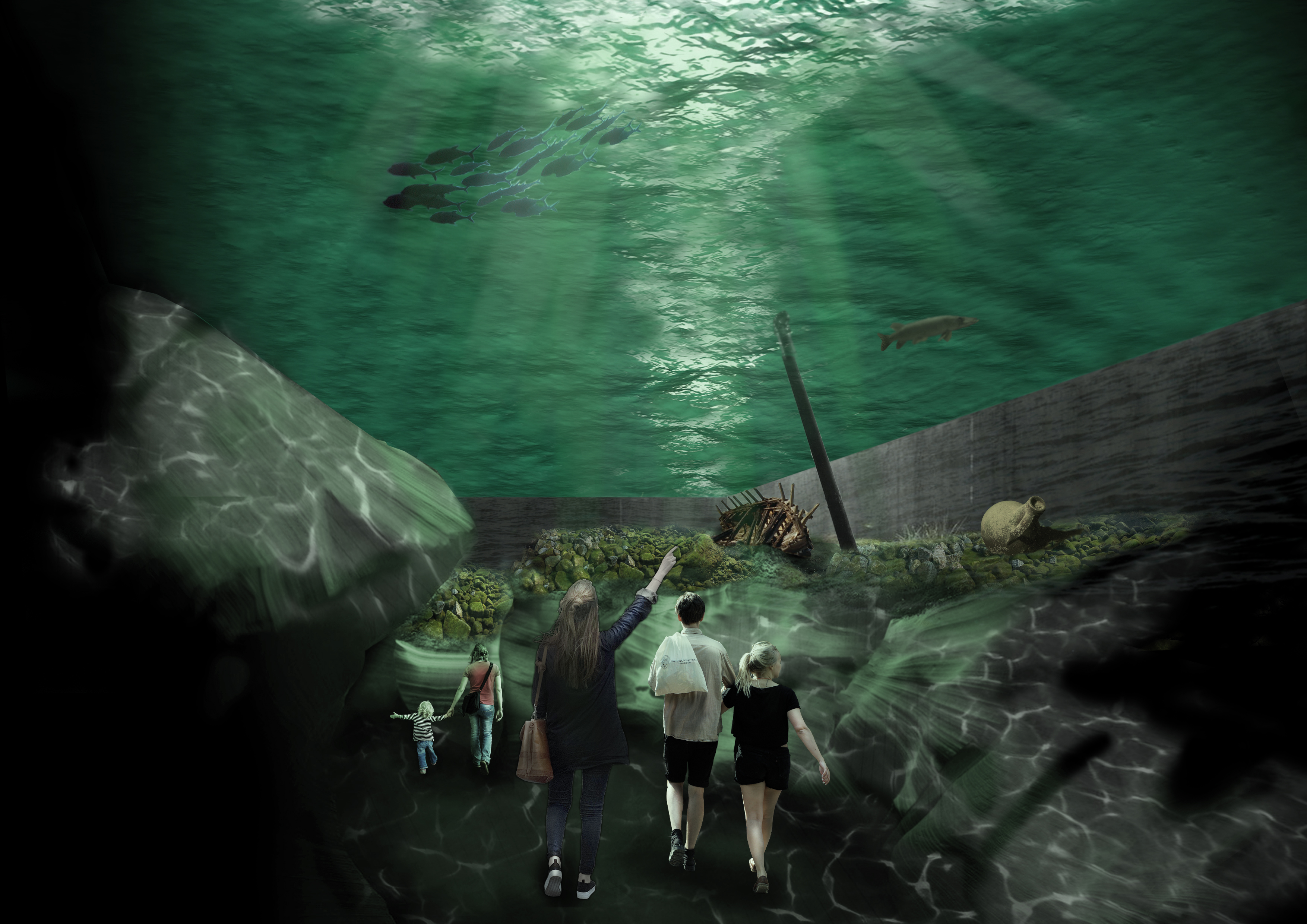 Projekt Östersjöns skatter: utställningsskiss