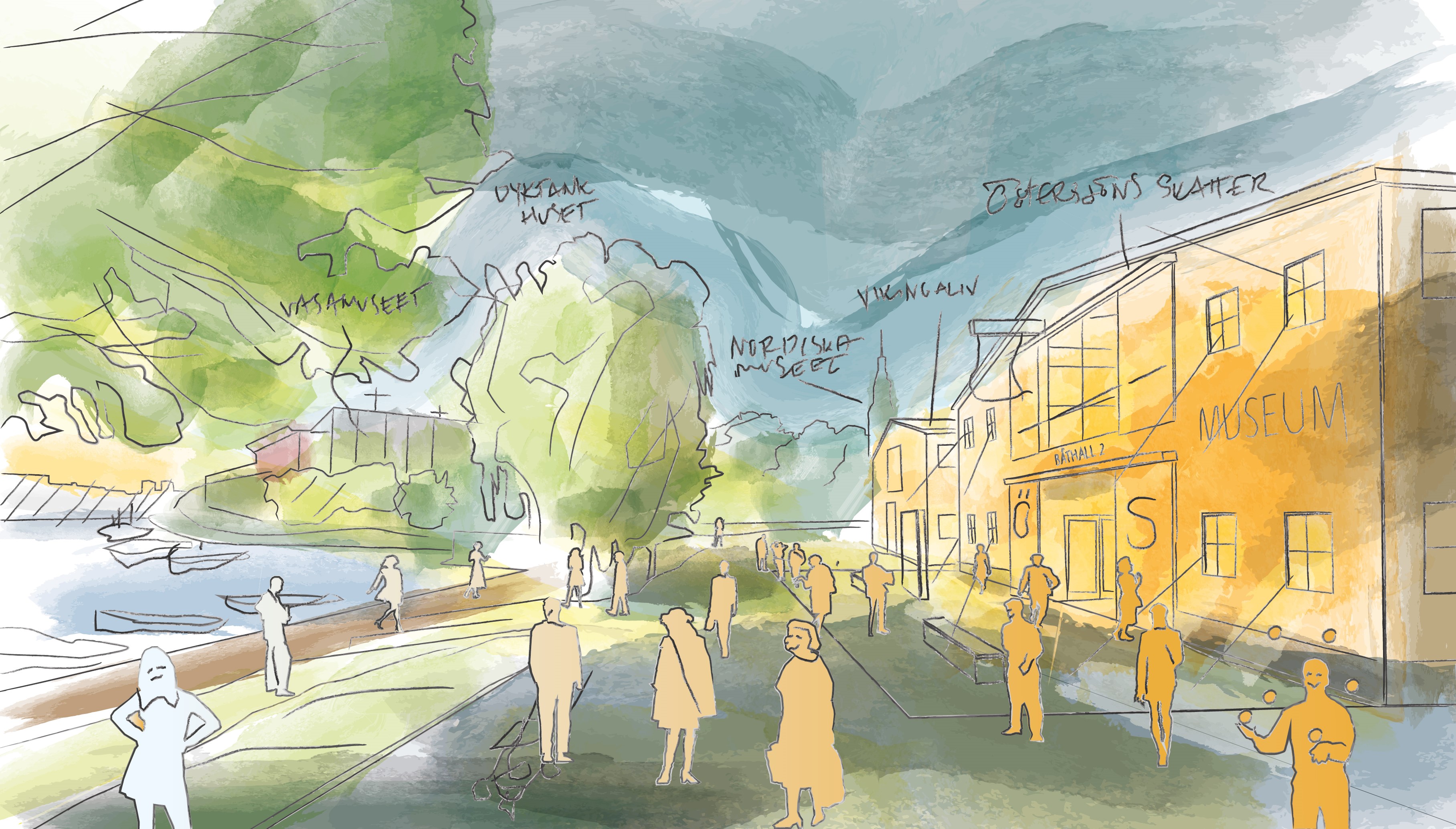 Projekt Östersjöns skatter: arkitektskiss