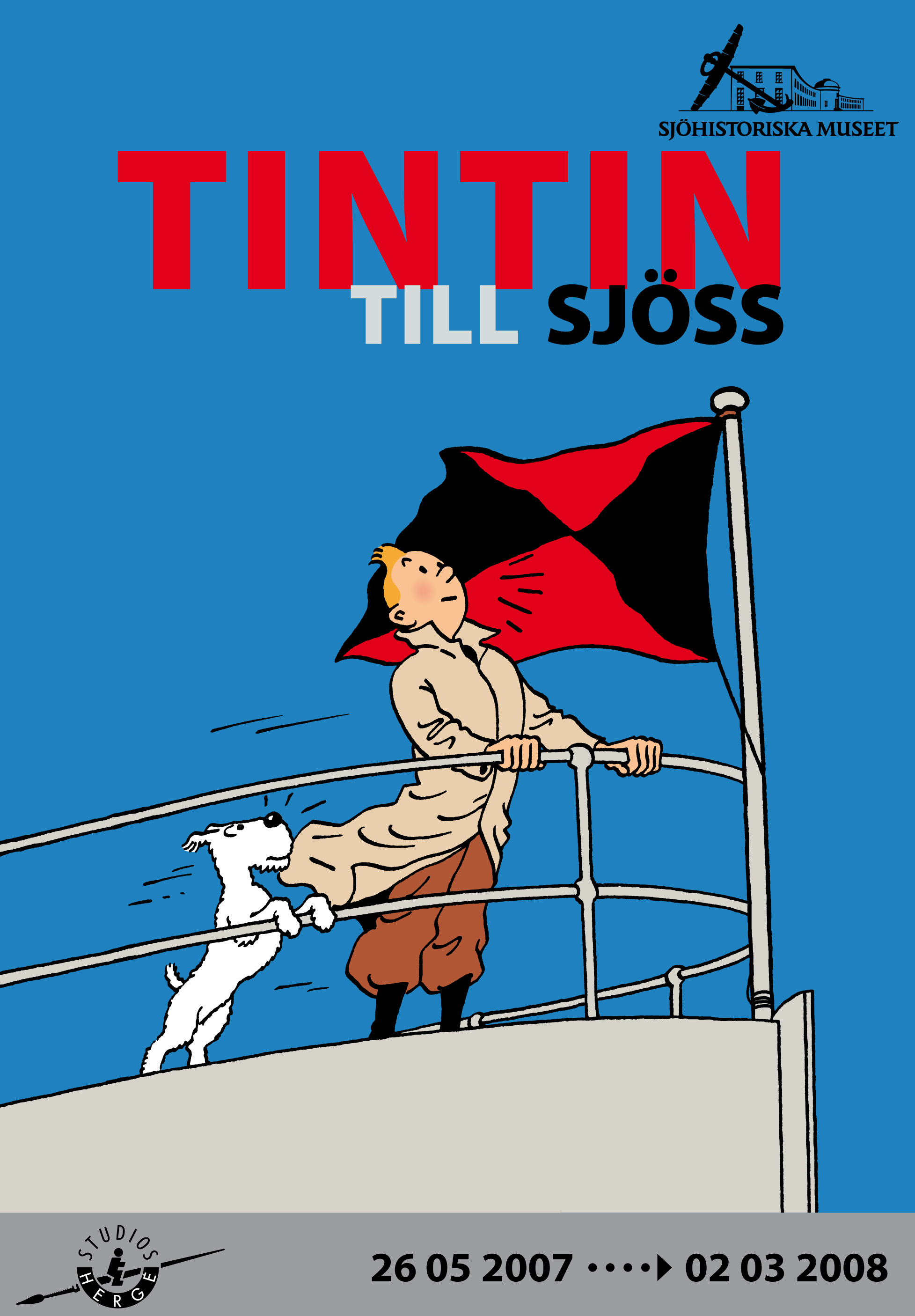 TINTIN TILL SJÖSS – Ny utställning på Sjöhistoriska museet