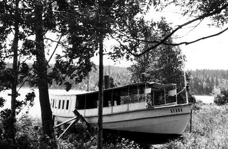 Gerda, Svanevik och N.A. Båth k-märks av Sjöhistoriska museet